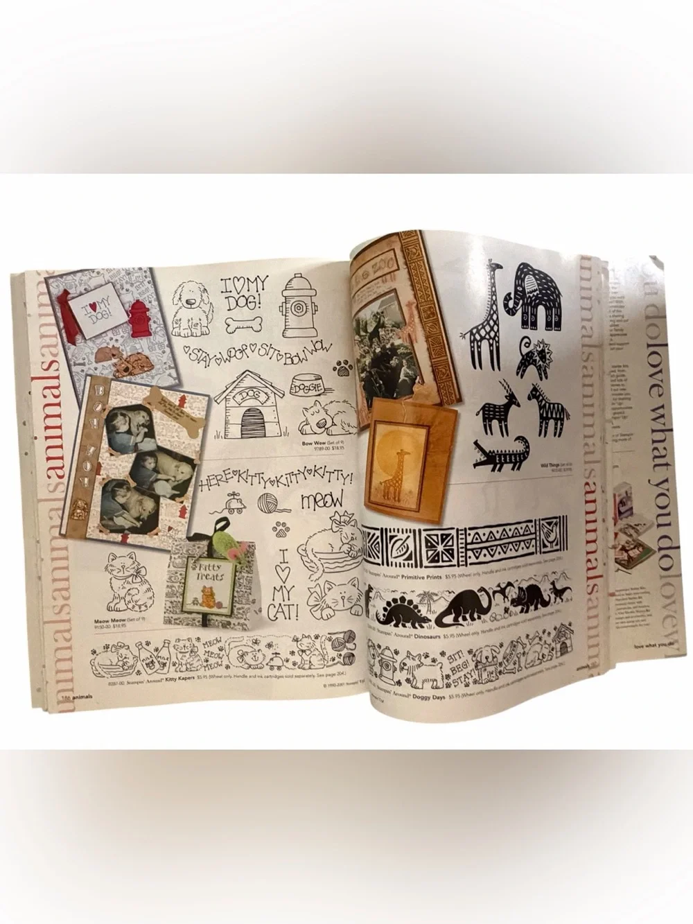 Stampin' Up! Idea Book & Catalog 2001-2002 Edition